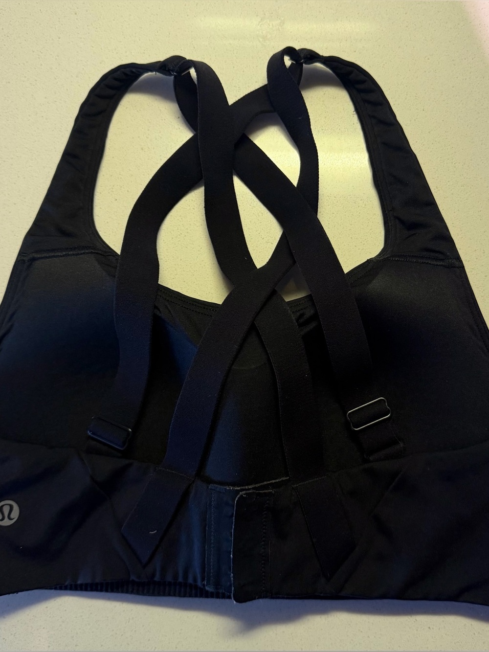 Lululemon Energy Bra 32C Black High Support Strappy Running bra - Picture 2 of 2